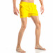 Мъжки жълт бански с трицветна лента it040518-93 3