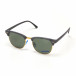 Ретро слънчеви очила с дървесна рамка черна it250418-20 2