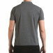 Мъжка сива тениска с якас надпис Franklin NYC Athletic il170216-30 3