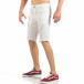 Мъжки бели къси панталони с италиански джобове it260318-136 4