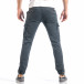 Лек мъжки карго панталон в сиво it040518-25 3