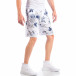 Флорални мъжки шорти в бяло и синьо it050618-35 4