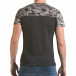 Мъжка сива тениска с камуфлажна част на раменете il170216-46 3