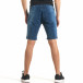 Мъжки сини шорти с ефект на дънки с допълнителни шевове it140317-109 3