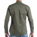 Мъжка риза с пагони във военно зелено it050618-8 3