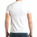 Мъжка бяла тениска с гъзарски надпис отпред il140416-17 3