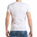 Мъжка бяла тениска с черен кръст tsf060217-95 3