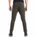 Мъжки зелен спортен панталон с допълнителни шевове it150816-10 3
