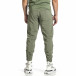 Мъжки шушляков панталон Jogger в зелено tr150521-27 3
