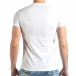 Мъжка бяла тениска с голям надпис il140416-44 3
