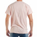 Розова мъжка тениска с релефен папагал tsf250518-7 3