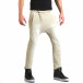 Мъжки бежов панталон със смъкнато дъно и копчета it211015-15 4