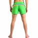 Зелени мъжки бански с джобове тип шорти ca050416-4 3