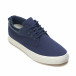 Мъжки спортни обувки тип кецове в синьо с бяла подметка it270416-5 3