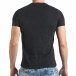 Мъжка черна тениска с голям надпис il140416-42 3