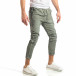 Мъжки зелен лек панталон на малки точици it290118-3 3