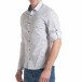 Мъжка бяла риза с вертикален принт tsf070217-8 4