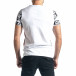 Мъжка тениска Caution в бяло tr010221-12 3
