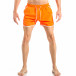 Мъжки неноново оранжев бански с бял кант it040518-87 2