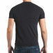 Мъжка черна тениска с гъзарски надпис отпред il140416-18 3