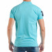 Синя мъжка тениска тип поло шърт с номер 32 tsf250518-41 4