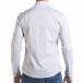 Мъжка бяла риза с червени точки и сини декорации tsf070217-3 3