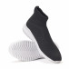 Мъжки маратонки slip-on тип чорап в черно it020618-16 4