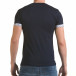 Мъжка синя тениска с джоб на гърдите il170216-49 3