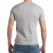 Мъжка сива тениска с обло деколте it030217-5 3