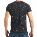 Мъжка черна тениска с рози tsf020218-77 3
