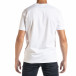 Бяла мъжка тениска с принт tr010720-31 3