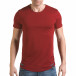 Мъжка червена тениска с декоративни скъсвания il170216-61 2