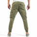 Мъжки рокерски карго панталони в зелено it260318-107 4