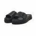 Дамски черни чехли с камъчета tr180320-1 3
