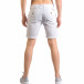 Бели мъжки къси панталони с италиански джобове ca050416-62 3