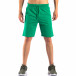 Зелени мъжки шорти за спорт изчистен модел it160616-5 2