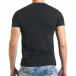 Мъжка черна тениска с рокерска щампа il140416-50 3