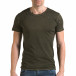 Мъжка зелена тениска с метални капси il120216-3 2