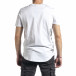 Мъжка бяла тениска страничен принт tr270221-51 3