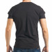 Мъжка черна тениска с принт на цифри tsf020218-73 3