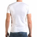 Мъжка бяла тениска с принт птица il120216-52 3
