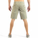 Мъжки бежови къси панталони с италиански джобове it260318-134 3