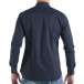 Мъжка риза с пагони в тъмно синьо it050618-9 3