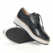Дамски черни обувки с бели подметки it240118-59 5