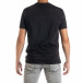 Черна мъжка тениска с принт tr010720-32 3