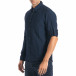 Мъжка тъмно синя риза на квадрати tsf270917-14 4