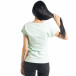 Дамска тениска с пайети цвят мента il080620-4 3