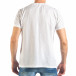 Мъжка бяла тениска с черни надписи it260318-183 3