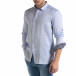 Ленена мъжка риза в светло синьо tr110320-92 2
