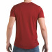 Мъжка червена тениска с декоративни скъсвания il170216-61 3